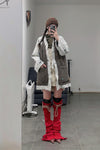 Vitelli leg cover FW22_LFT_002 dark red